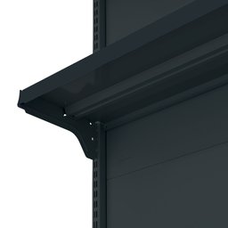 Gondola Parede 170 Fit Inicial Preto 5 Bandeja Pe Verde - 5