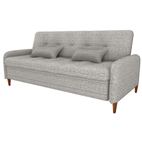 Sofa Cama 2 Lugares 206 Cm Donna Linho Vancouver E483 Bege Milani Store