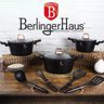 Jogo de Panelas 10 Peças Black Rose Gold Berlinger Haus Cozinha Qualidade Design Moderno - 3