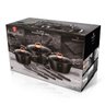 Jogo de Panelas 10 Peças Black Rose Gold Berlinger Haus Cozinha Qualidade Design Moderno - 6