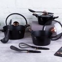 Ver imagem 4 de Jogo de Panelas 10 Peças Black Rose Gold Berlinger Haus Cozinha Qualidade Design Moderno