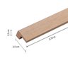 Barra de Acabamento L Reto Roble Natural 2,5x270 Cm - 5