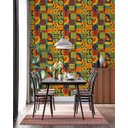 Ver imagem 4 de Papel de Parede Adesivo Abstrato Jogos Colorido Retro 2,80m