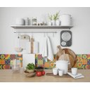 Ver imagem 2 de Papel de Parede Adesivo Abstrato Jogos Colorido Retro 2,80m