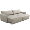 Ver imagem 1 de Sofá Retrátil Reclinável para Sala 4 Lugares 262cm Merano L06 Couro Fendi - Lyam Decor