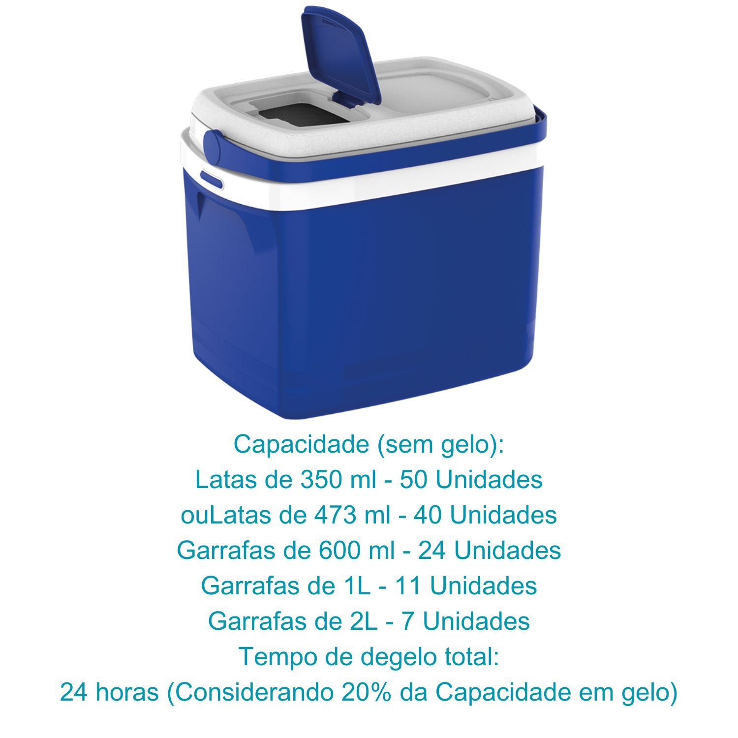 Caixa Termica Cooler Cerveja Bebidas 32l Praia Pesca Camping - 2