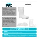 Ver imagem 4 de Bota Pvc Borracha Cano Médio Galocha Impermeável Epi Crival