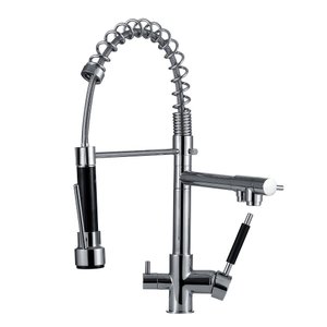 Torneira Para Cozinha Gourmet Misturador Monocomando Entrada Filtro Munim Pingoo.casa - Prata