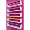 Prateleira Para Livros Infantis Colorida Nicho de Parede Organizador de Brinquedos 55cm:ROSA - 4