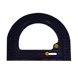 Porta de Forno Americana Vidro Fogão a Lenha Iglu G 37x31cm - 1
