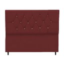 Ver imagem 2 de Cabeceira Cama Box Estofada Queen Size 160 Cm Suede Madri:bordô