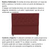 Cabeceira Cama Box Estofada Queen Size 160 Cm Suede Madri:bordô - 5