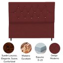 Ver imagem 4 de Cabeceira Cama Box Estofada Queen Size 160 Cm Suede Madri:bordô