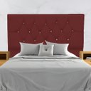 Ver imagem 1 de Cabeceira Cama Box Estofada Queen Size 160 Cm Suede Madri:bordô