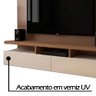 Painel Para Tv até 65 " polegadas Home City 180 cm Natural/Off White Província - 3
