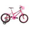 Bicicleta Infantil Mini Lady Aro 16 Aço com Rodinhas L18 - Mega Bike - 1
