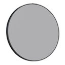 Ver imagem 1 de Espelho Para Banheiro Redondo Aço Luna 50 Cozimax Preto