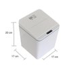 Lixeira Com Sensor Automático 6 Litros Quadrado Para Banheiro Cozinha - 5