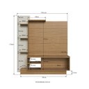 Ver imagem 3 de Estante Home para Tv até 52 Polegadas 2 Portas Es110