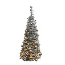 Ver imagem 1 de Arvore Cone Nevada C/ Led Usb Verde Branco 180cm Grillo 62698-098