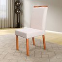 Ver imagem 3 de Kit 4 Cadeiras Madeira Maciça e Estofada Bella Espresso Móveis 