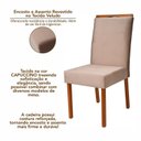 Ver imagem 7 de Kit 4 Cadeiras Madeira Maciça e Estofada Bella Espresso Móveis