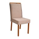 Ver mais imagens de Kit 4 Cadeiras Madeira Maciça e Estofada Bella Espresso Móveis