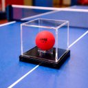 Ver imagem 1 de Expositor Acrílico para Bola de Tenis de Mesa ou Golfe 9x9x9 Cm
