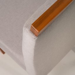 Conjunto 4 Cadeiras em Madeira Maciça, Estofada e Bordada Liz Authentic Espresso Móveis - 14