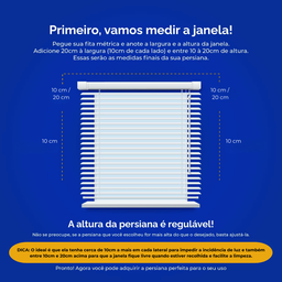 Persiana Horizontal Pvc Block Preta 80 (l) X 160 (a) Cm Lâminas Alta Cobertura e Kit de Instalação - 5