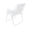 Kit 2 Cadeira de Praia Alta em Aço 110 Kg Branca Mor - 6