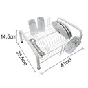 Ver imagem 2 de Escorredor de Louças Cozinha P/ 11 Pratos e 6 Copos - Colors Wp Connect Branco