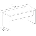 Ver imagem 2 de Escrivaninha Mesa Escritório Design Moderno 120cm Ameixa E Preto Chess