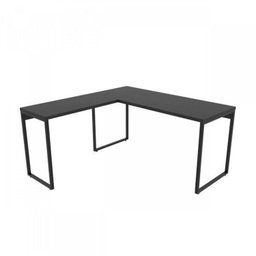 Kit 2 Peças com Mesa para Escritorio em L Industrial 150cm Kuadra e Cadeira de Escritório Diretor Tok - 12