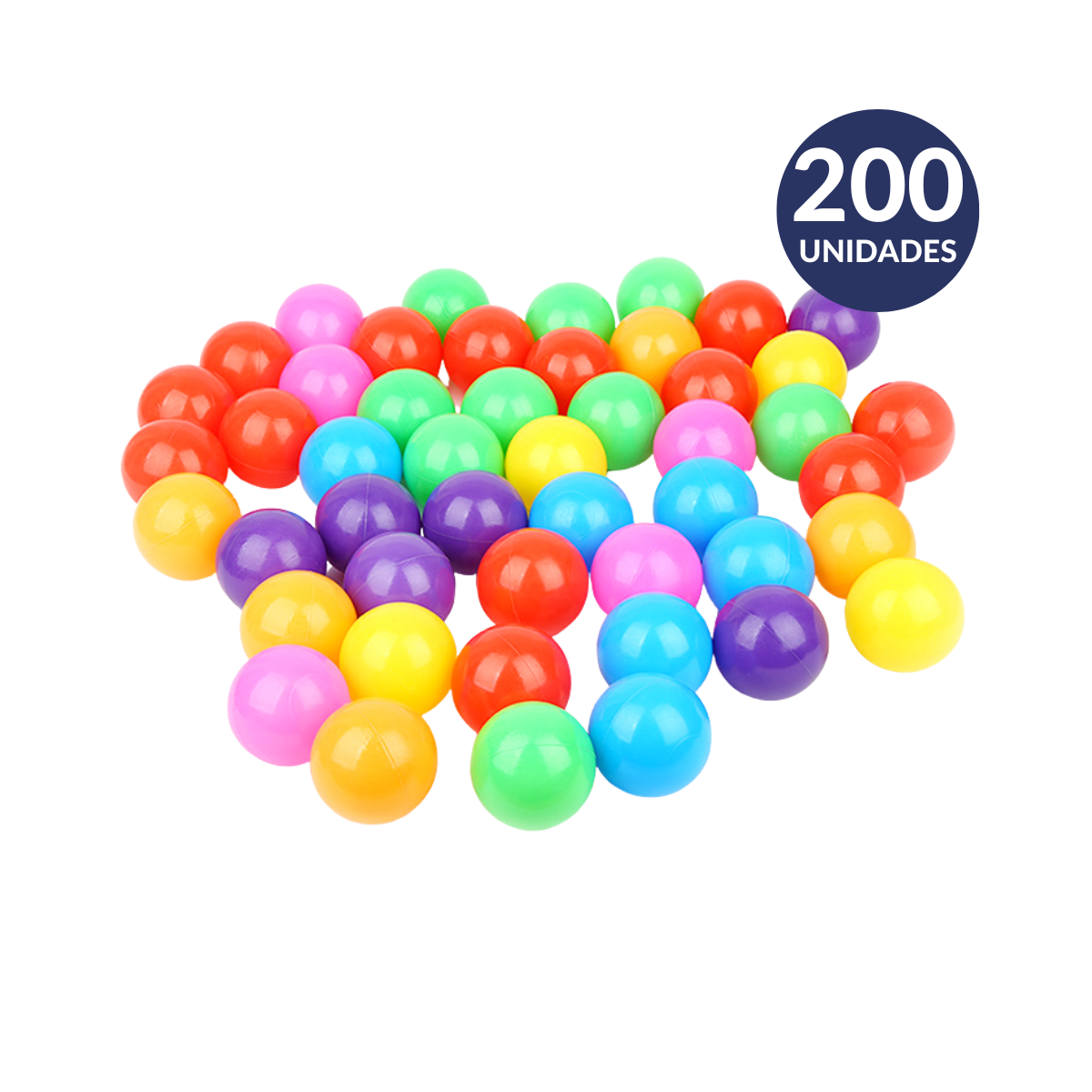 Bolinhas Colorida Para Piscina Infantil 200 Uni Brinquedos | MadeiraMadeira