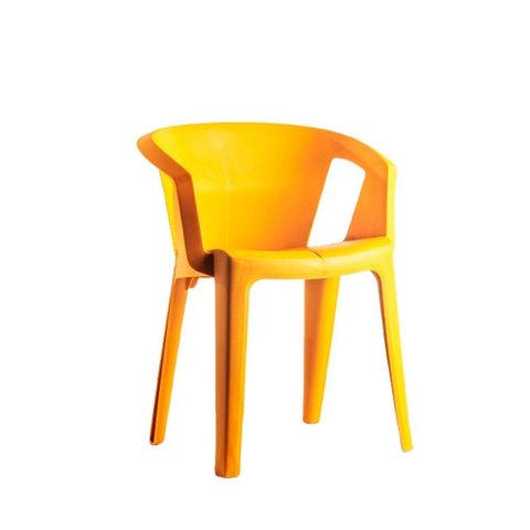 Cadeira para Jardim Una 72,6CMX46CMX42CM Amarelo/Mostarda