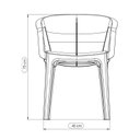 Ver imagem 2 de Cadeira para Jardim Una 72,6cmx46cmx42cm