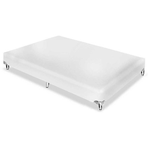 Cama Box Base Universal Viúva Americana Courano White (128x188x23) - Ortobom