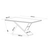 Conjunto Mesa de Jantar Retangular Eleganza 200x90cm com Vidro e 8 Cadeiras - 3