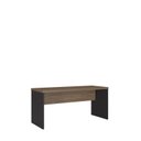 Ver imagem 1 de Escrivaninha Mesa Escritório Design Moderno 150cm Ameixa e Preto Chess Marrom