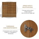 Ver imagem 6 de Guarda Roupa 5 Portas 6 Gavetas MDF e Madeira Maciça Linha Prata 