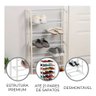 Sapateira Vertical 21 Pares 7 Prateleira Organizador Sapatos Emcasa Tem - 3