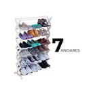 Ver imagem 5 de Sapateira Vertical 21 Pares 7 Prateleira Organizador Sapatos Emcasa Tem