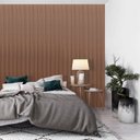 Ver imagem 1 de Painel Ripado MDF Lisomilano 15x1,2x270cm Marrom/Milano Casablanca