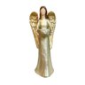 Anjo em Resina com Castiçal Dourado 19cm - 1