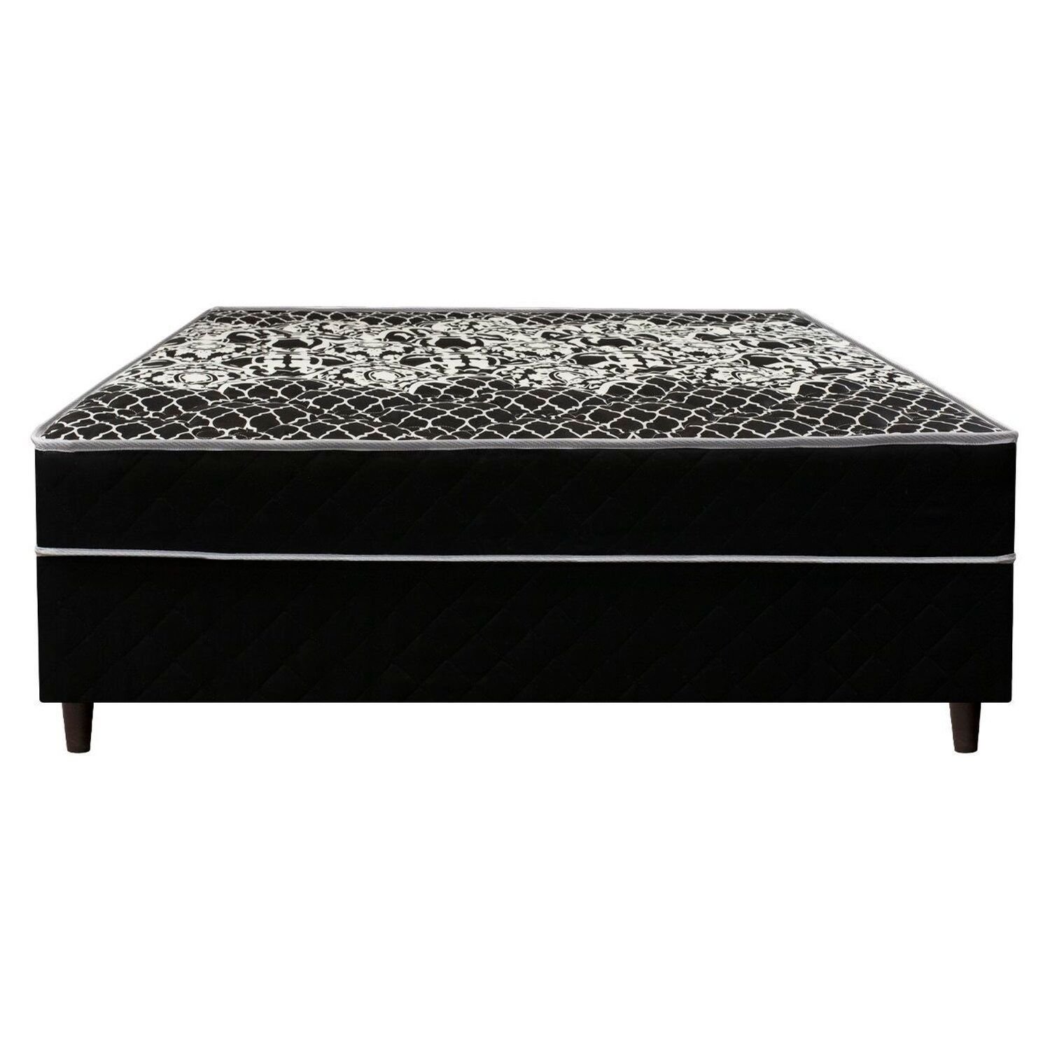 Cama Box Conjugado Casal Espuma D28 138x188x51 Uno Simbal