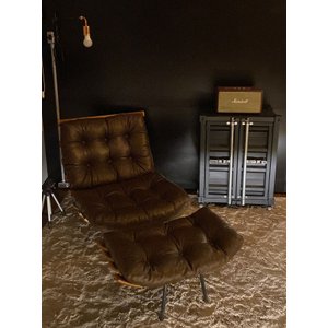 Balcão Buffet Container Newark - Estilo Industrial em Ferro Seu Bento Mobilia Vermelho