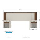 Ver imagem 4 de Jogo de Quarto Completo Lucyla Jatoba Areia