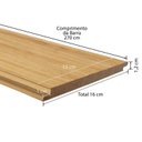 Ver imagem 4 de Painel Ripado MDF Liso Italy 1,2CMX270X15CM Bege Casablanca