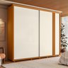 Guarda Roupa Casal 02 Portas Deslizantes Acácia - 1